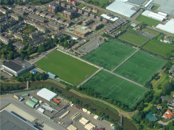 Overzicht van het sportpark